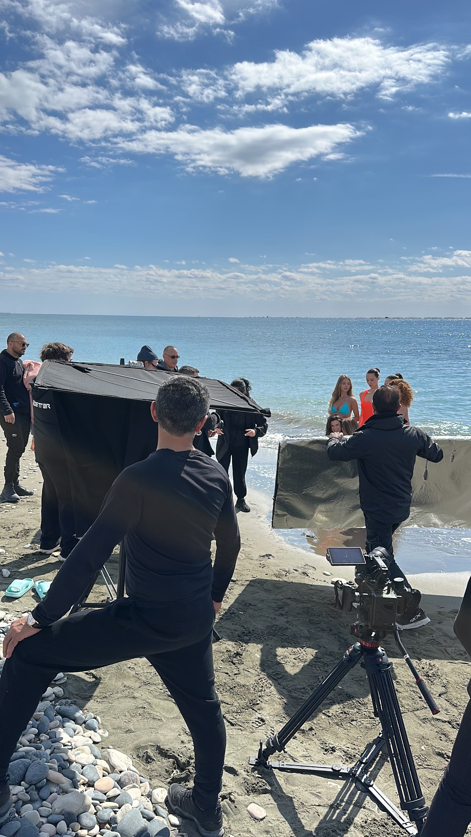 Softbox på stranden